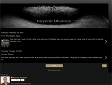 Tablet Screenshot of beyond-obvious.com